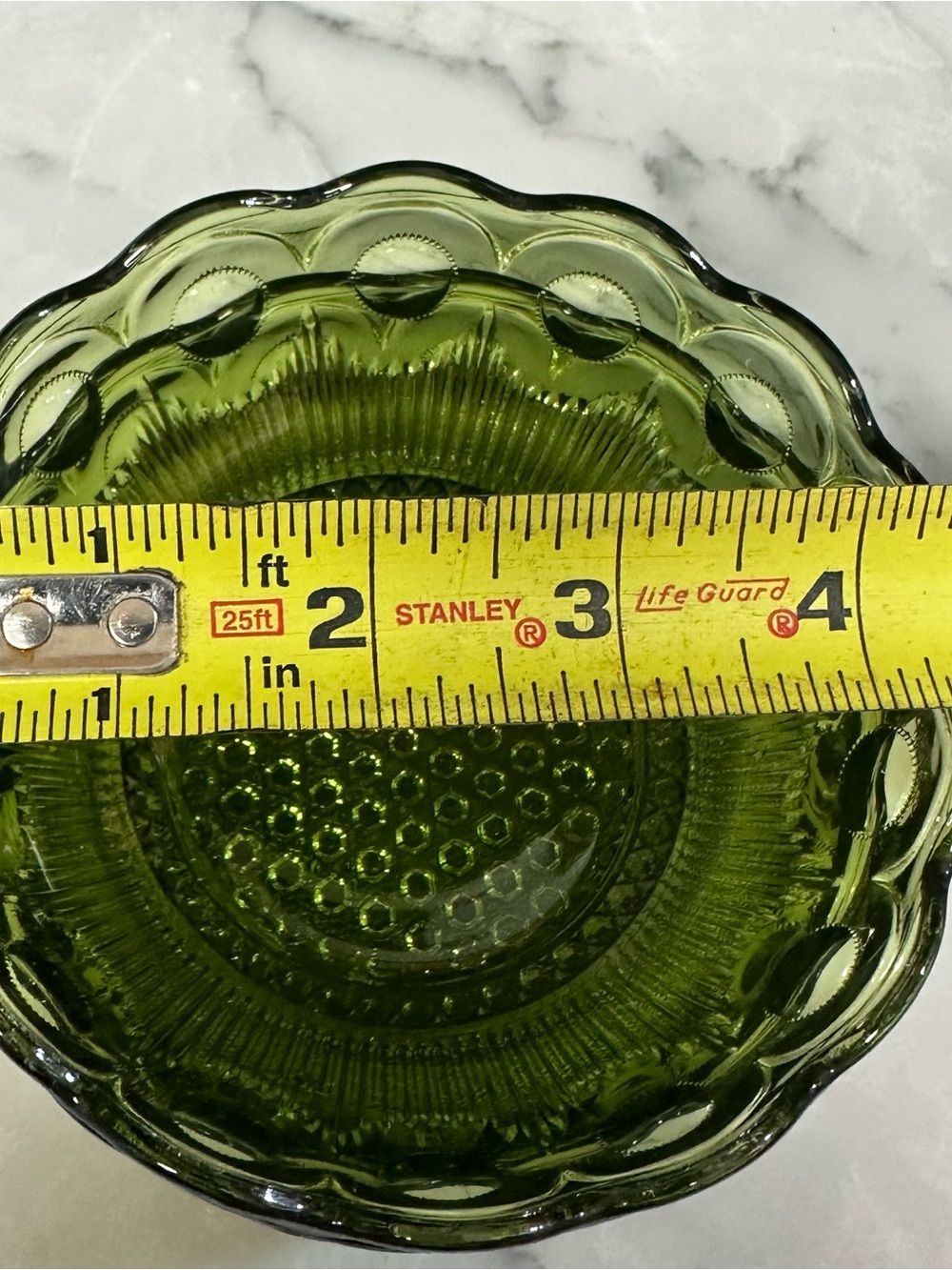 avocado green glassware collection produced by Bartlett-Collins in the mid-1960s - Picture 10 of 10